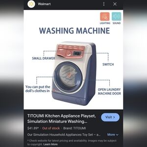 Toy washing machine